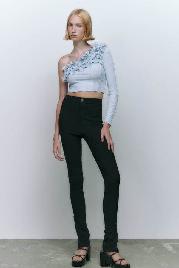 zara haut asymétrique