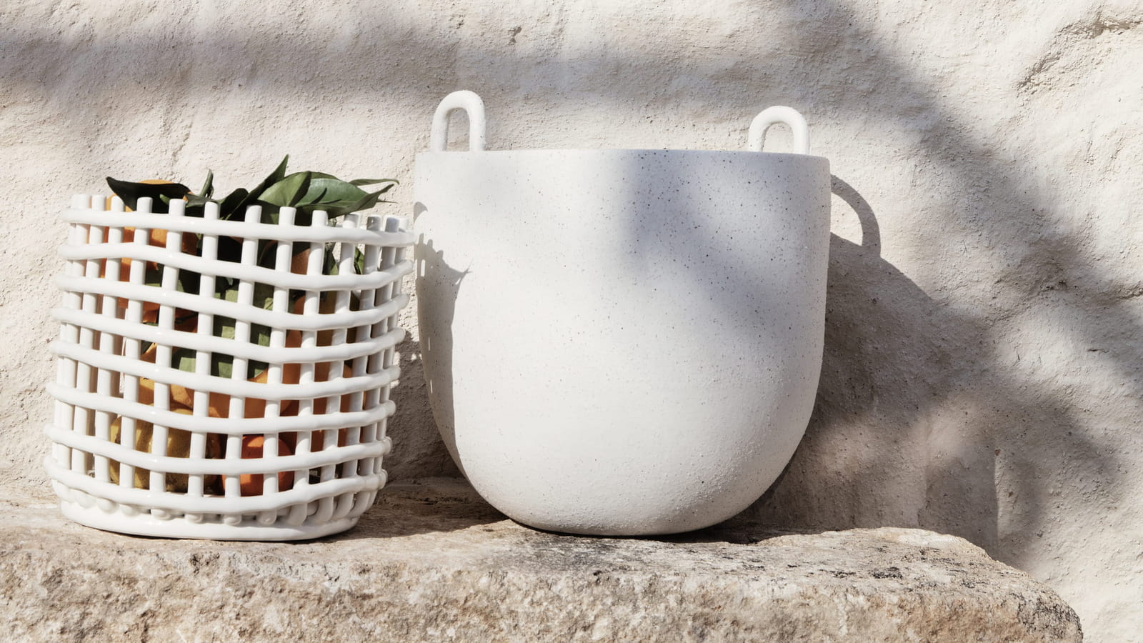 Panier en céramique Ferm Living 