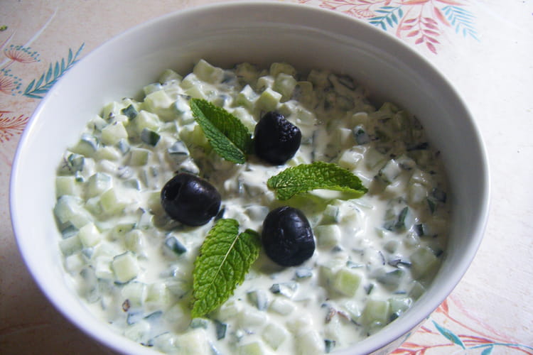 Tzatziki au vinaigre blanc