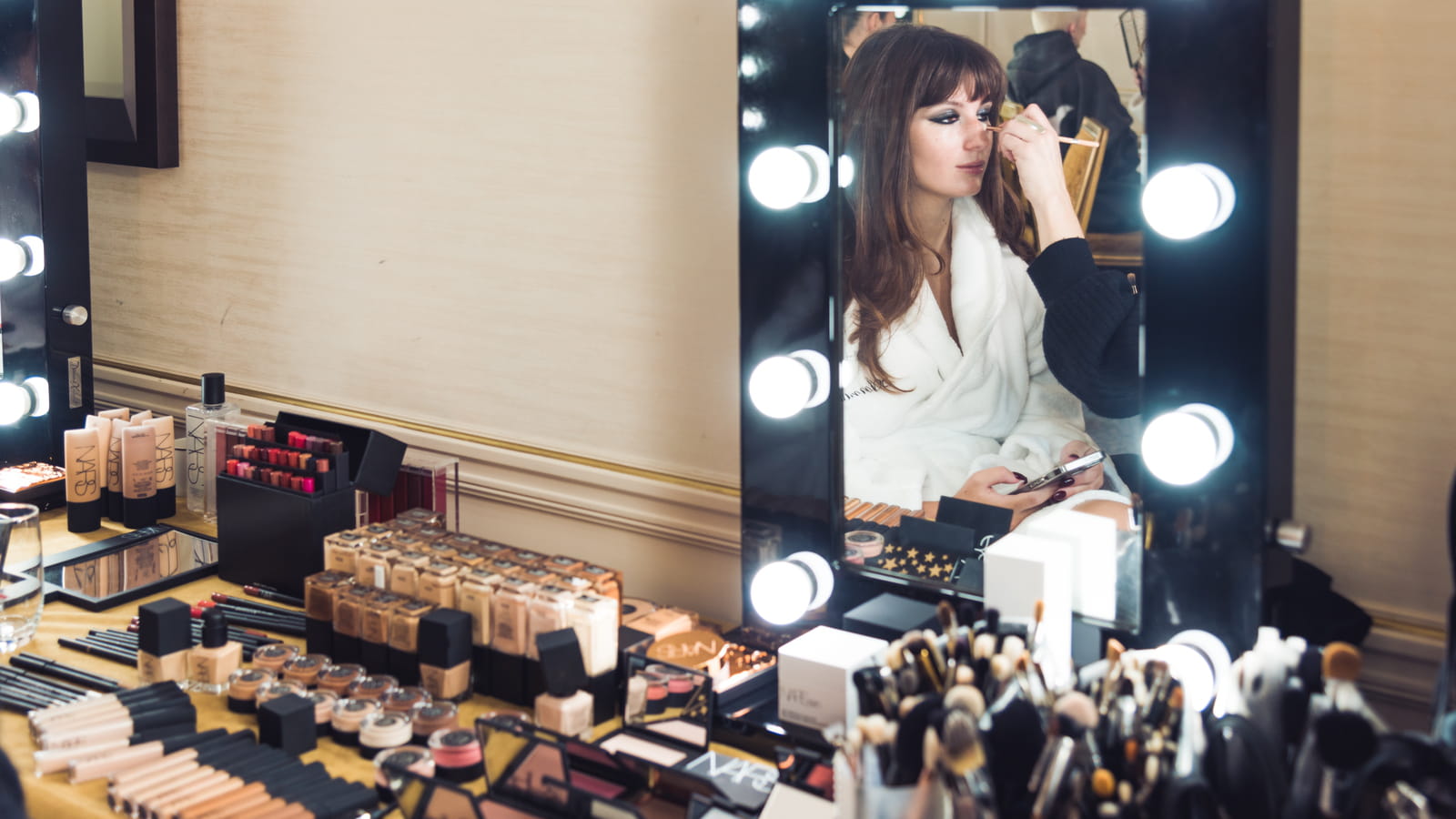 Annabel Zimmer, maquillée par NARS Cosmetics