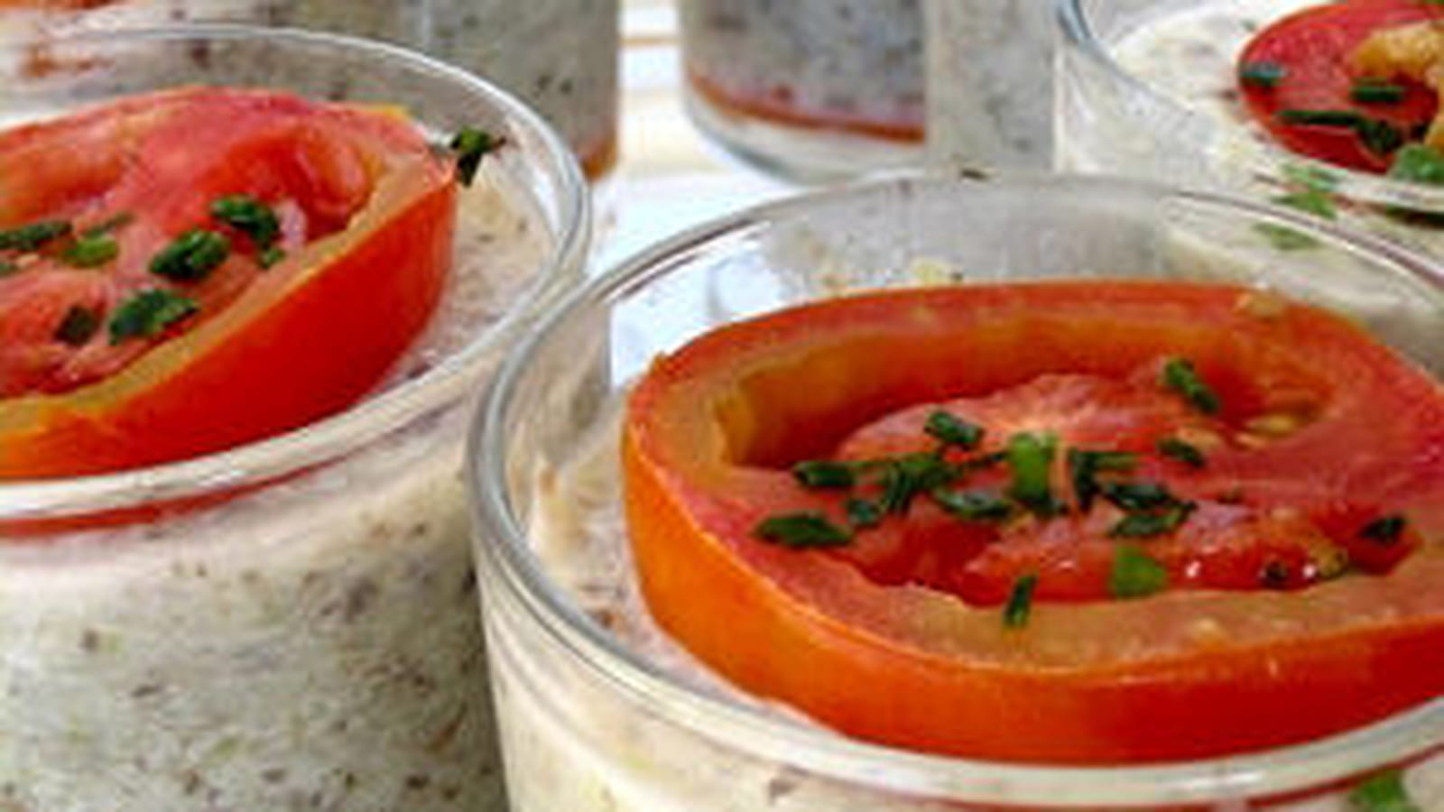 Verrines de tomates