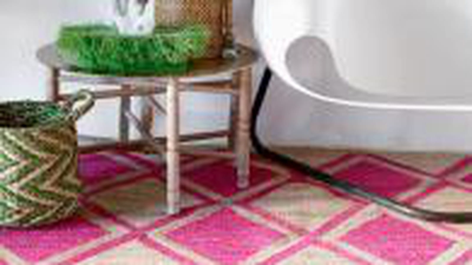 Tapis rose