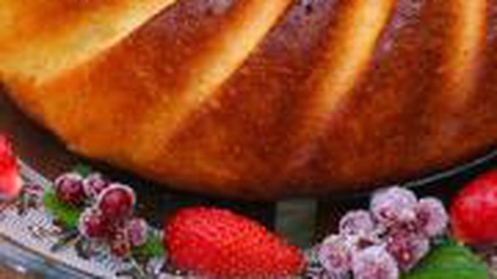 Baba au rhum aux fraises