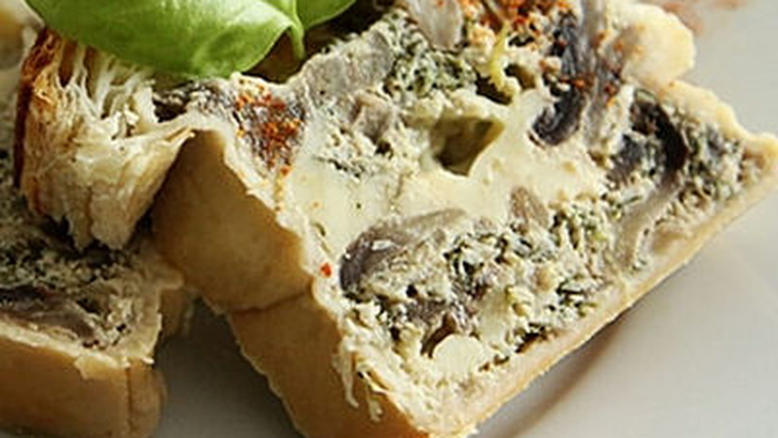 Pâté en croûte aux champignons