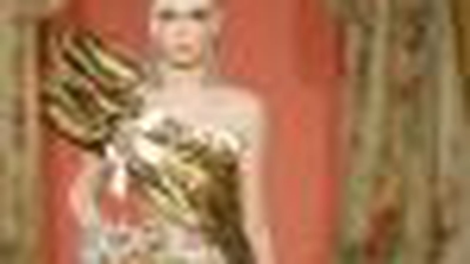 Robe couleur d'or de Christian Lacroix
