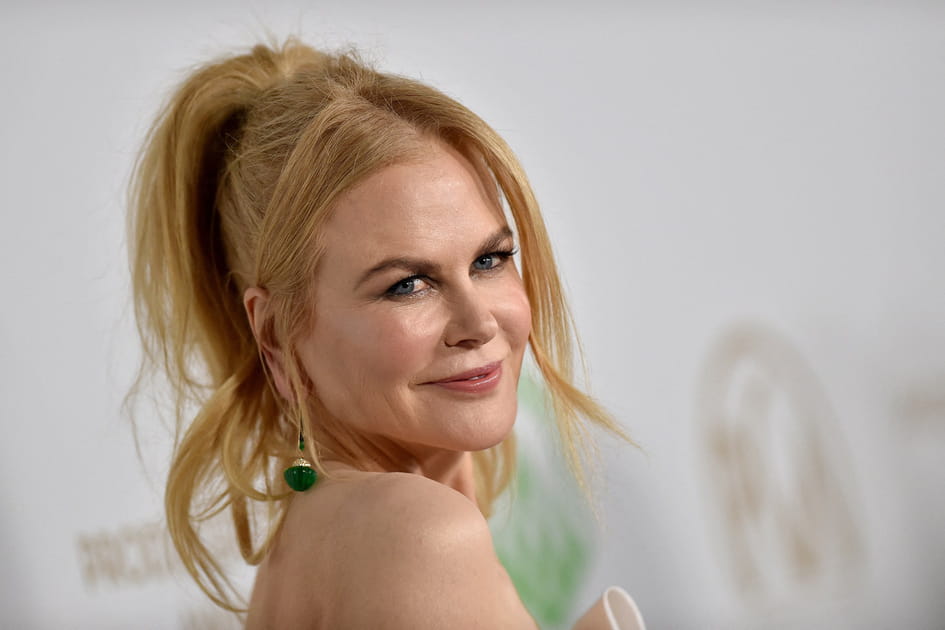 Raie au milieu et m&egrave;ches 90's de Nicole Kidman