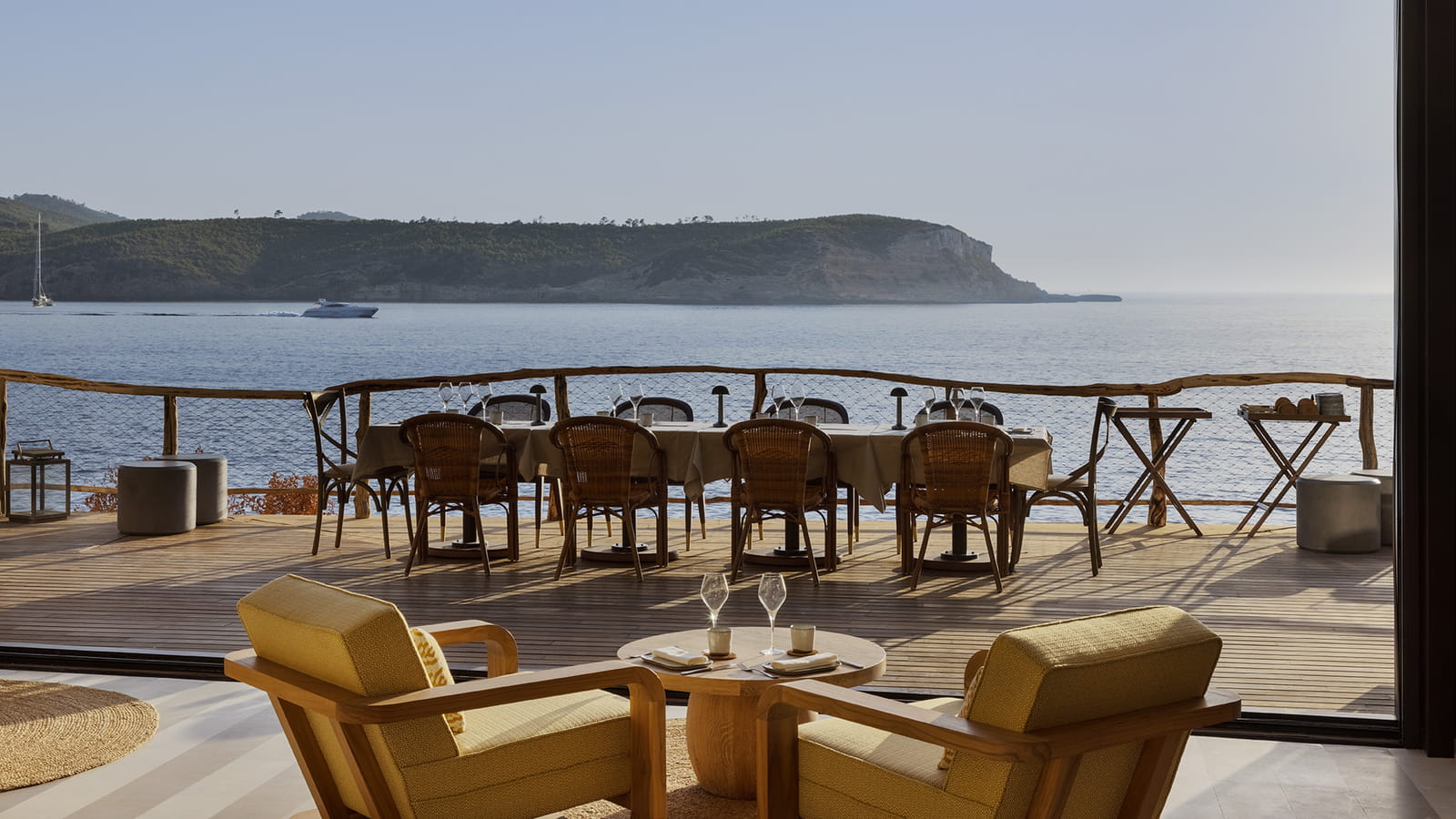 Restaurant avec vue