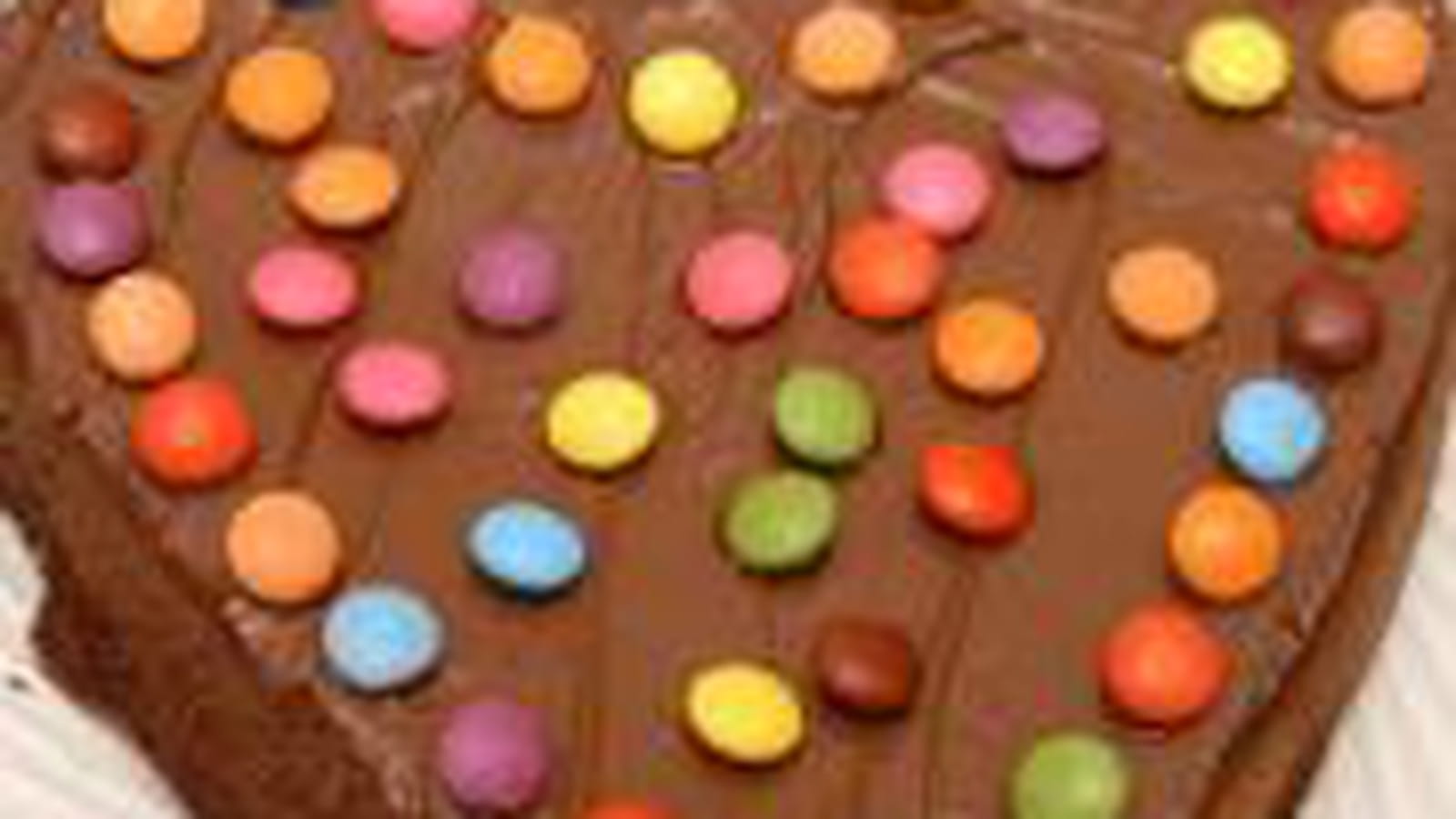Gâteau au chocolat et bonbons