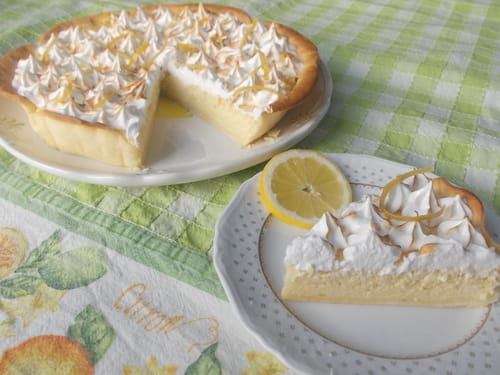 Tarte magique au citron meringué