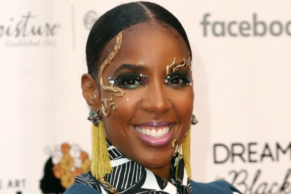 Kelly Rowland et son maquillage extravagant