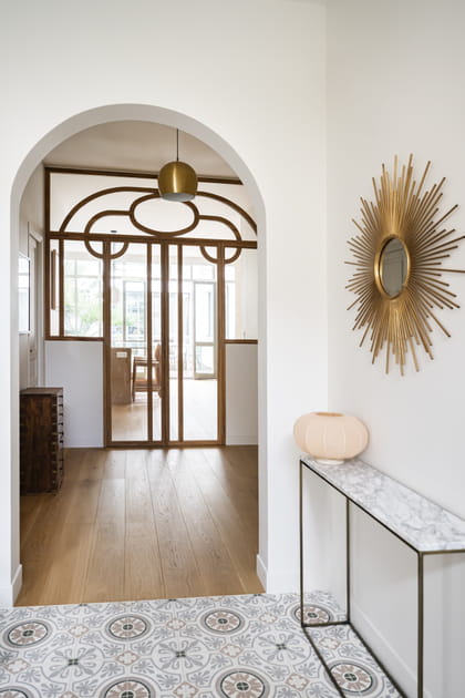 Apr&egrave;s&nbsp;: un couloir bien d&eacute;limit&eacute; au style Art d&eacute;co
