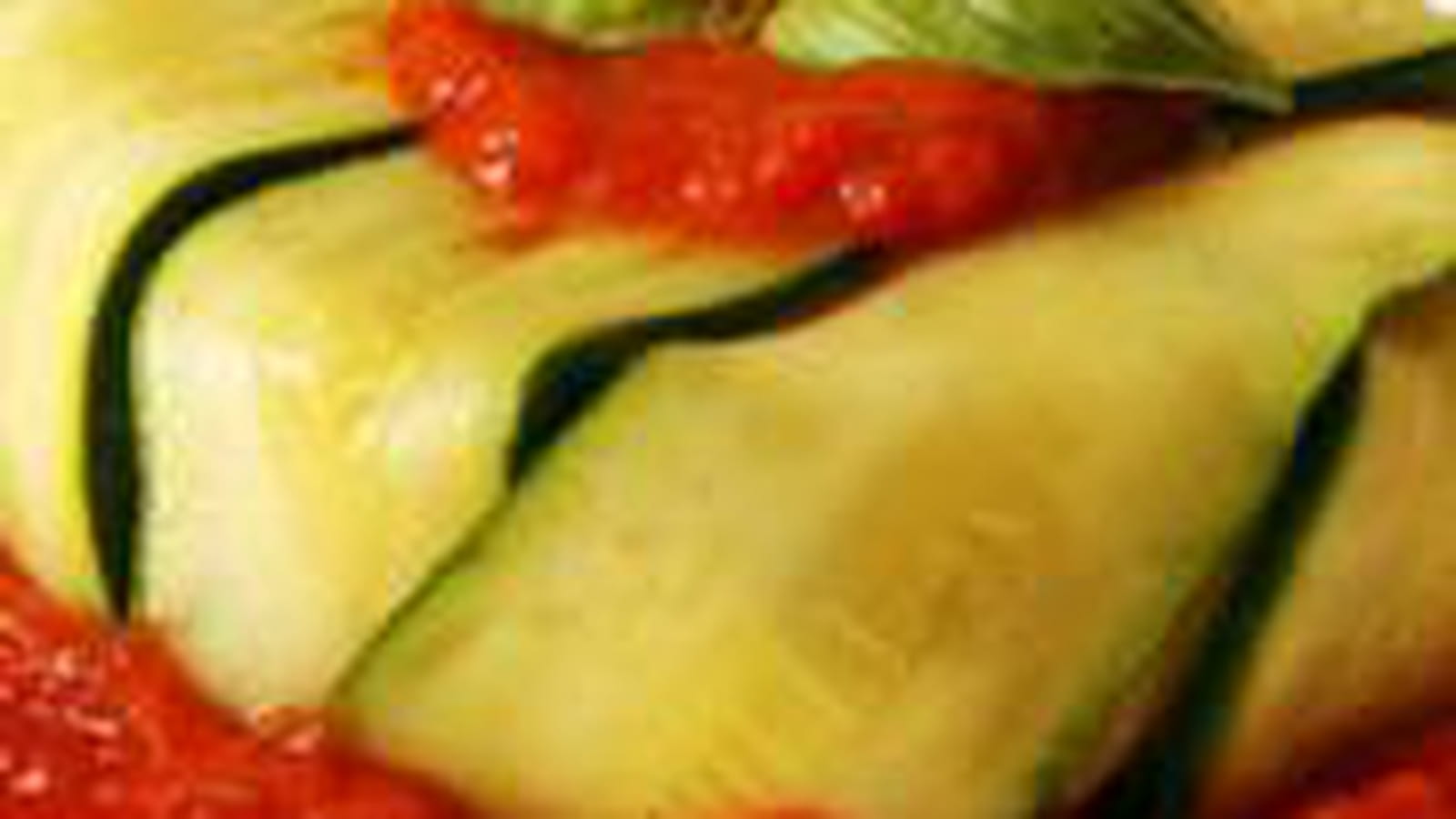 Courgettes en charlotte