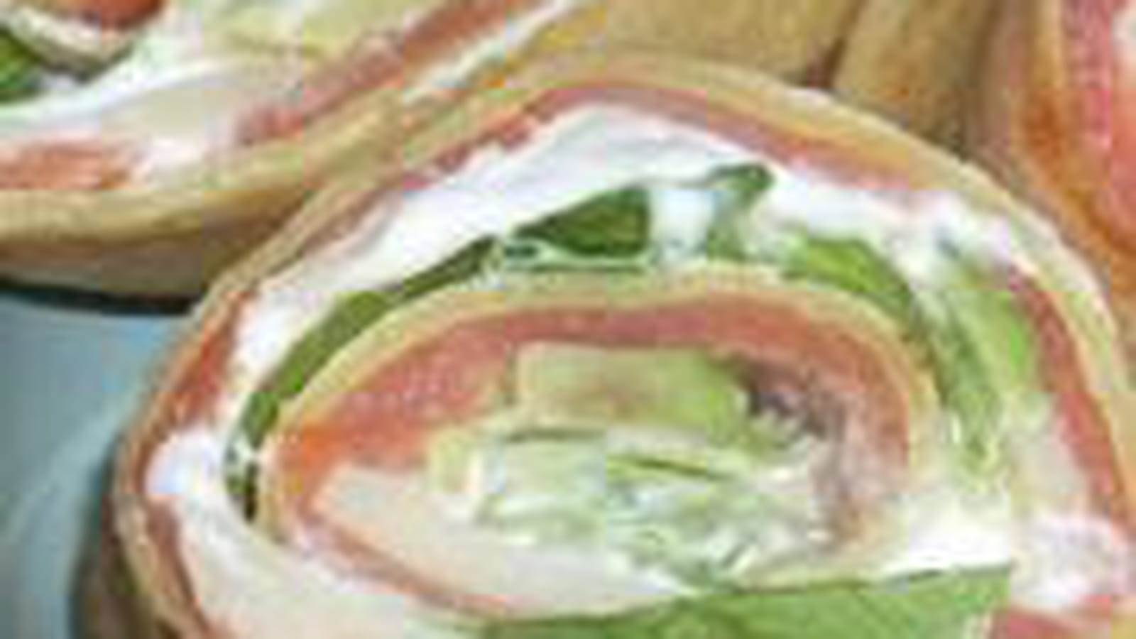Roulés au saumon et à l'emmental