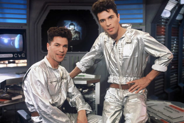 Les jumeaux Bogdanoff pour l'émission Temps X en 1986