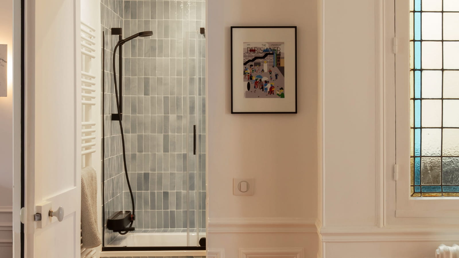 Salle de bains après
