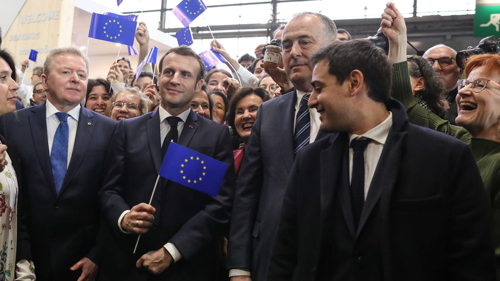 Emmanuel Macron et Janusz Wojciechowski