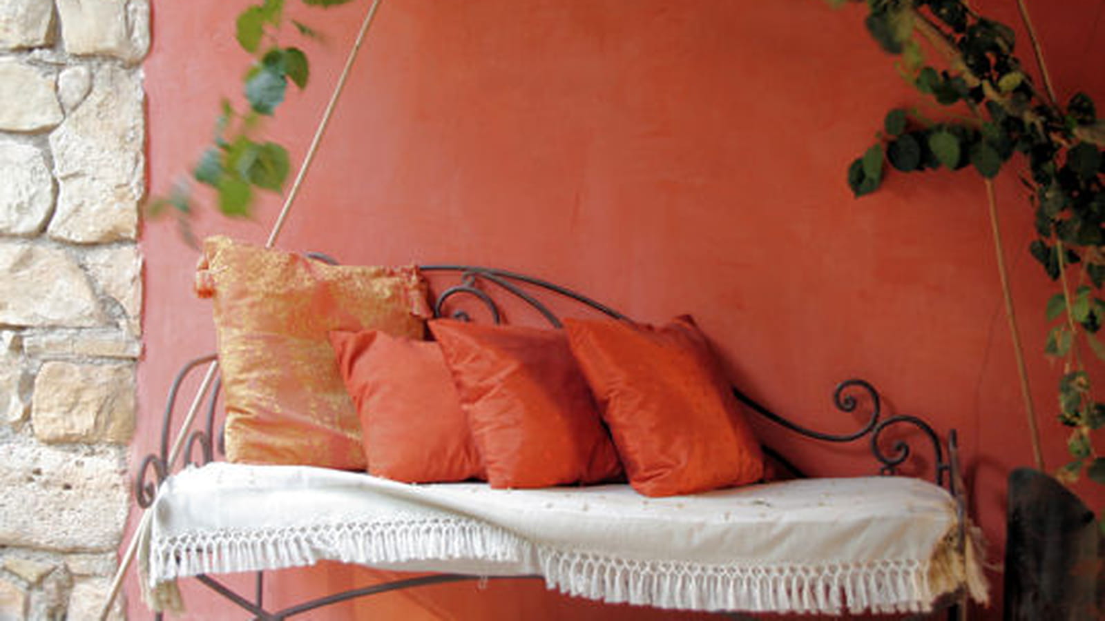 Tadelakt orange