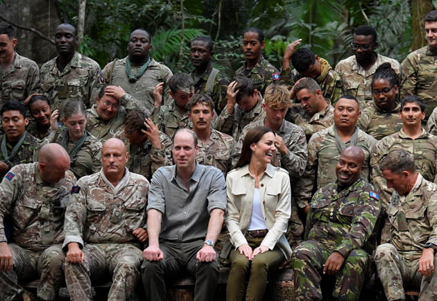 Prince William, Kate Middleton et les militaires
