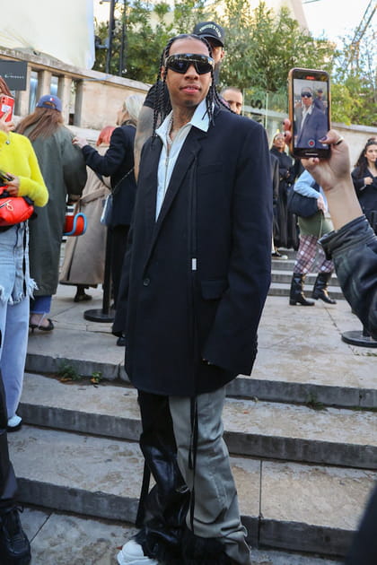 Tyga au défilé Rick Owens