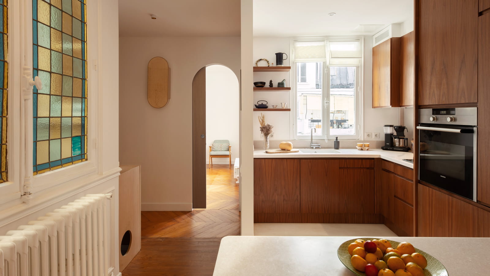 Vue salle à manger après
