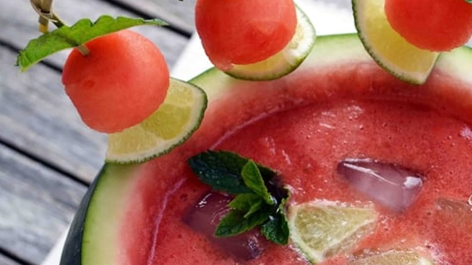 Punch mojito à la pastèque