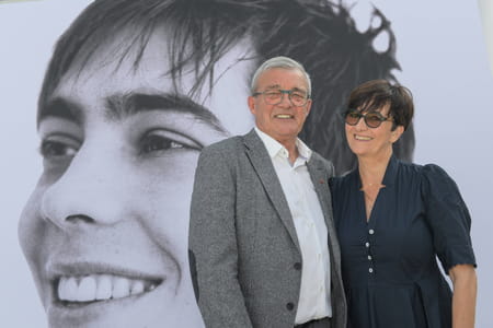 Inauguration de la Maison Gregory Lemarchal avec ses parents Laurence et Pierre Lemarchal, 17 juin 2022
