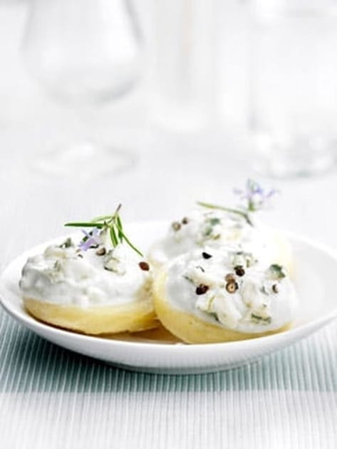 Fonds d'artichauts au fromage blanc
