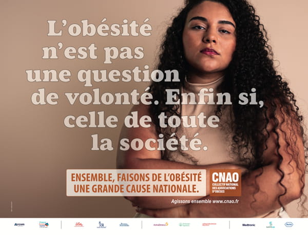 Affiche de campagne Journée mondiale obésité