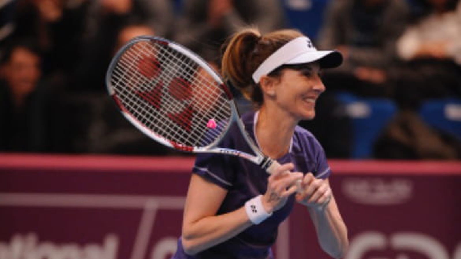 Monica Seles à Paris en 2012
