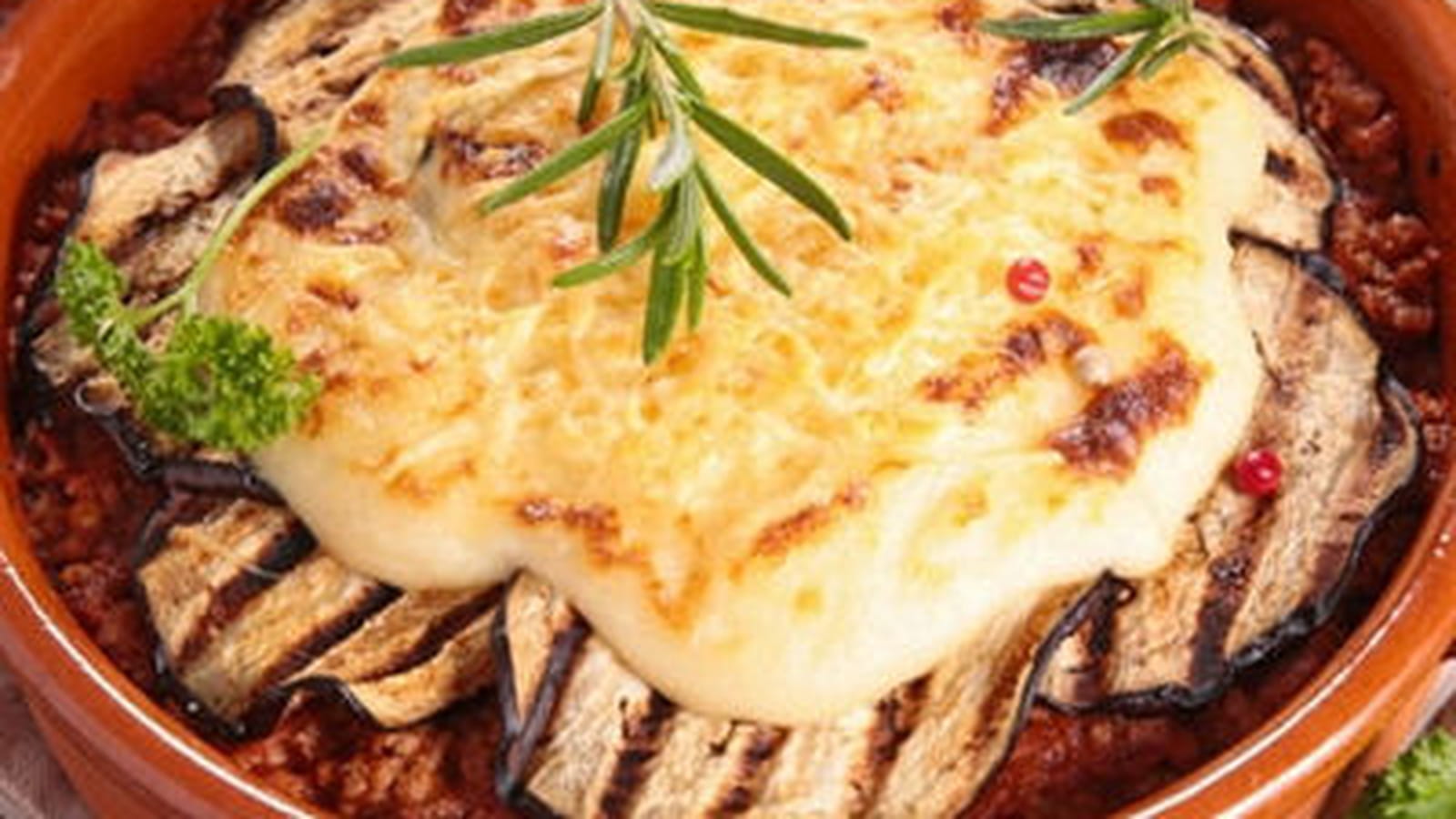 Moussaka de confit de canard