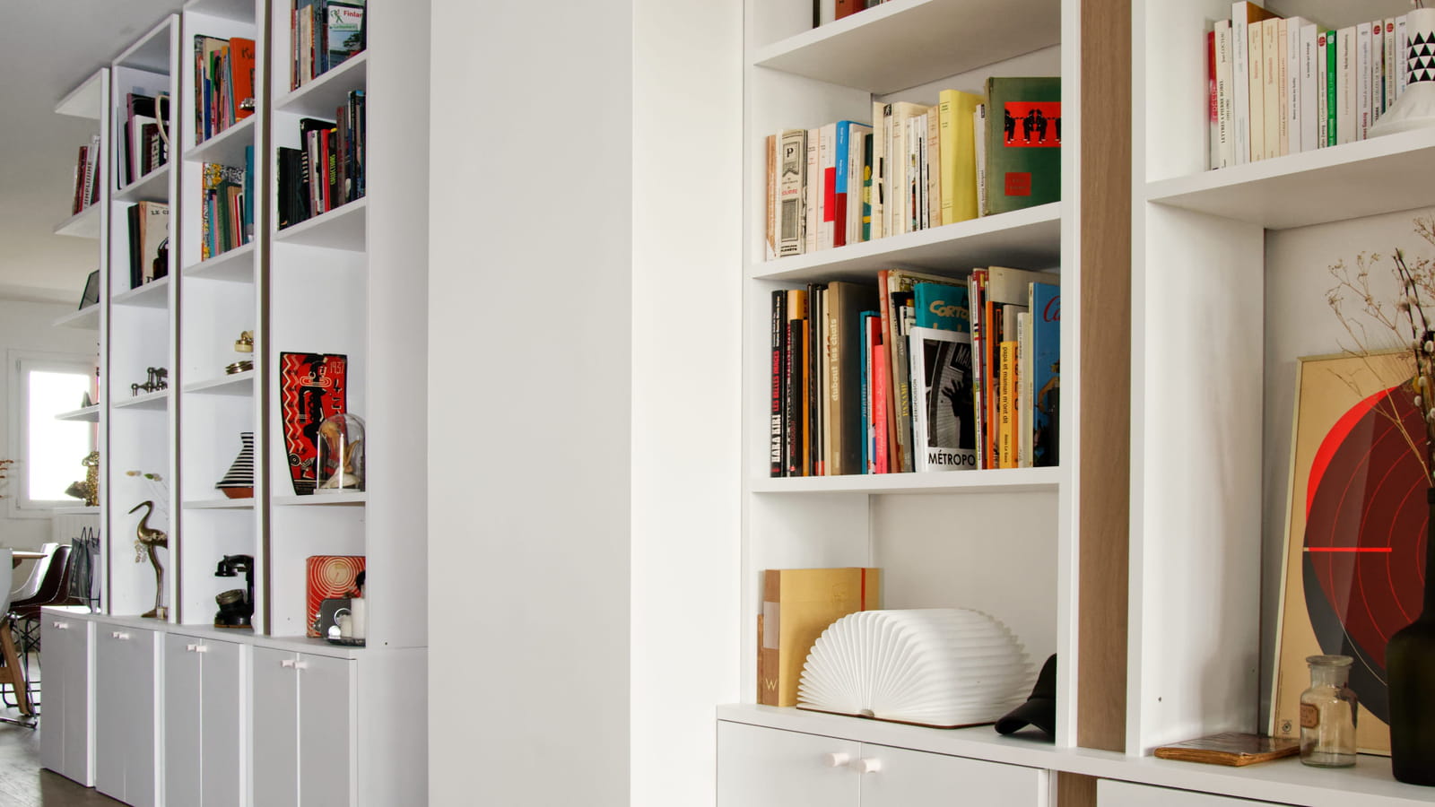 Bibliothèque sur-mesure 