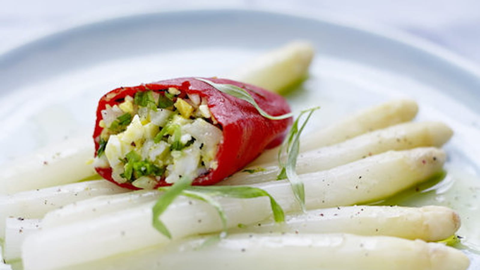 Entrée : Piquillos d’asperges des sables des Landes IGP