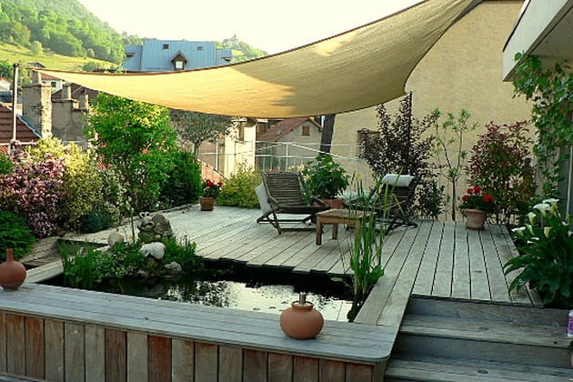 La terrasse au-dessus des toits