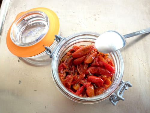 Tomates confites maison