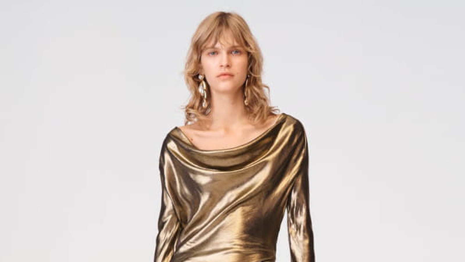 Robe drapée Zara 