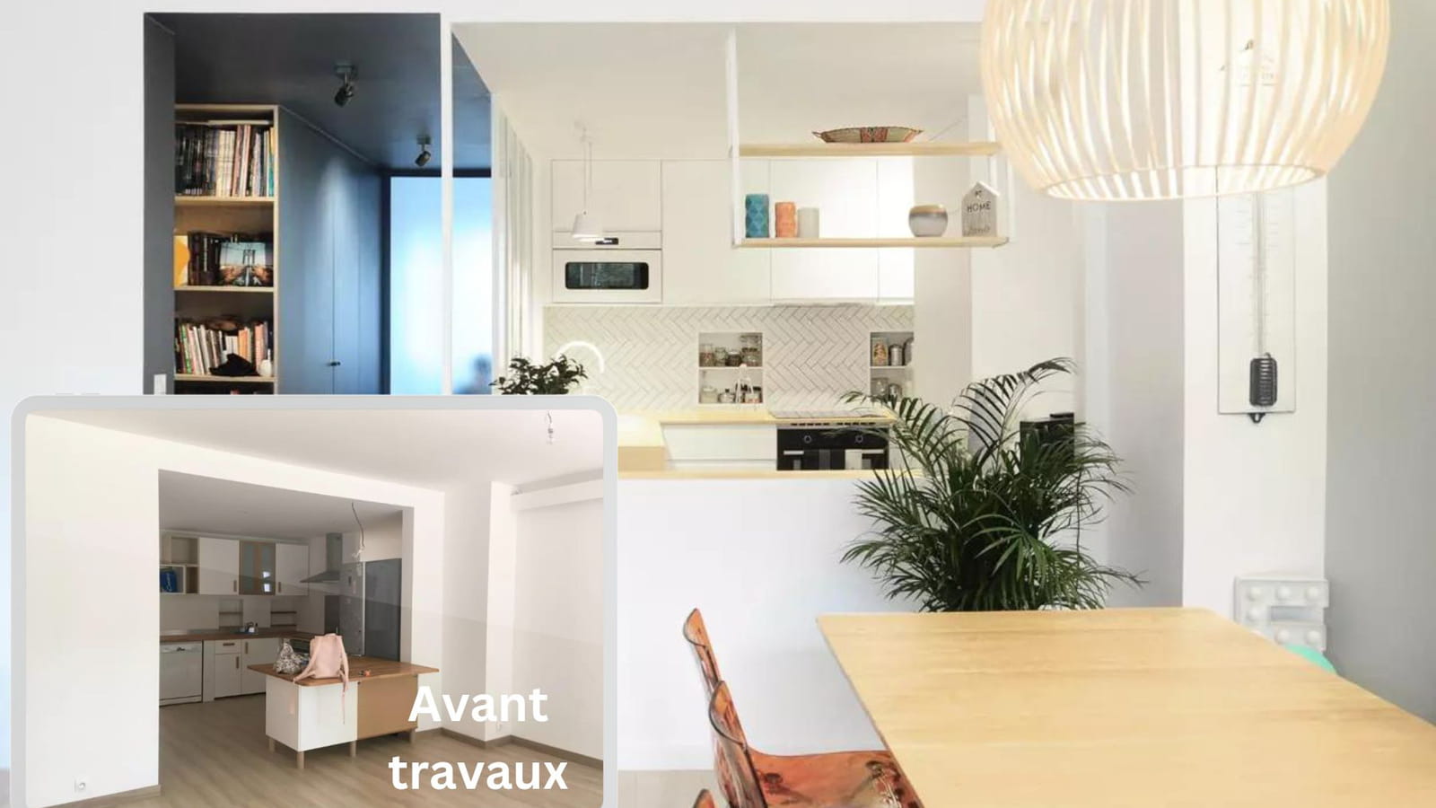 Avant-après : cuisine et rangement