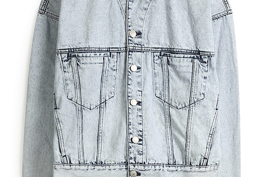 Veste En Jean Cropped Forever21 - Taille M - Bleu Délavé - Neuf Avec étiquettes