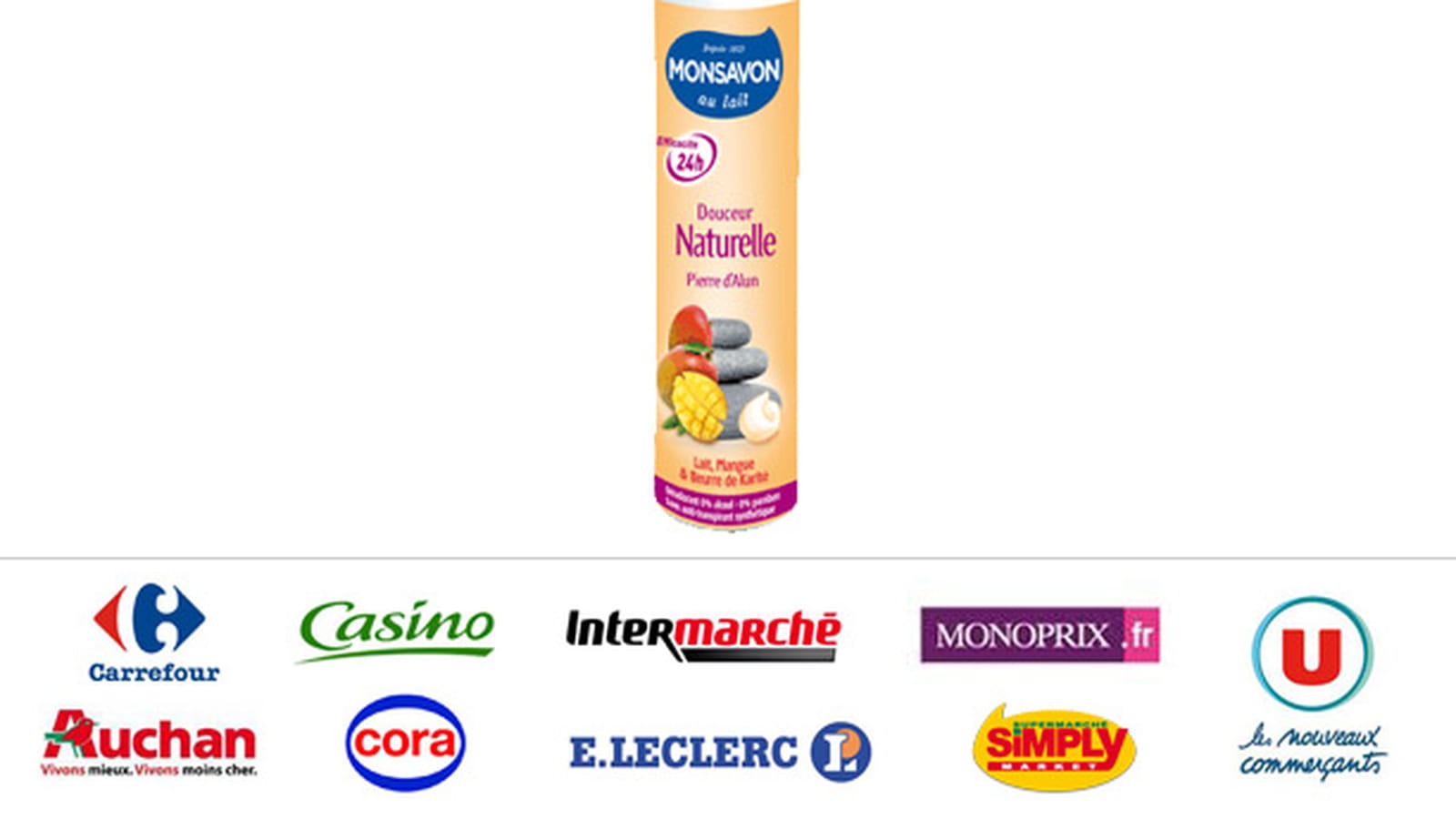 Déodorant Monsavon à la pierre d'alun
