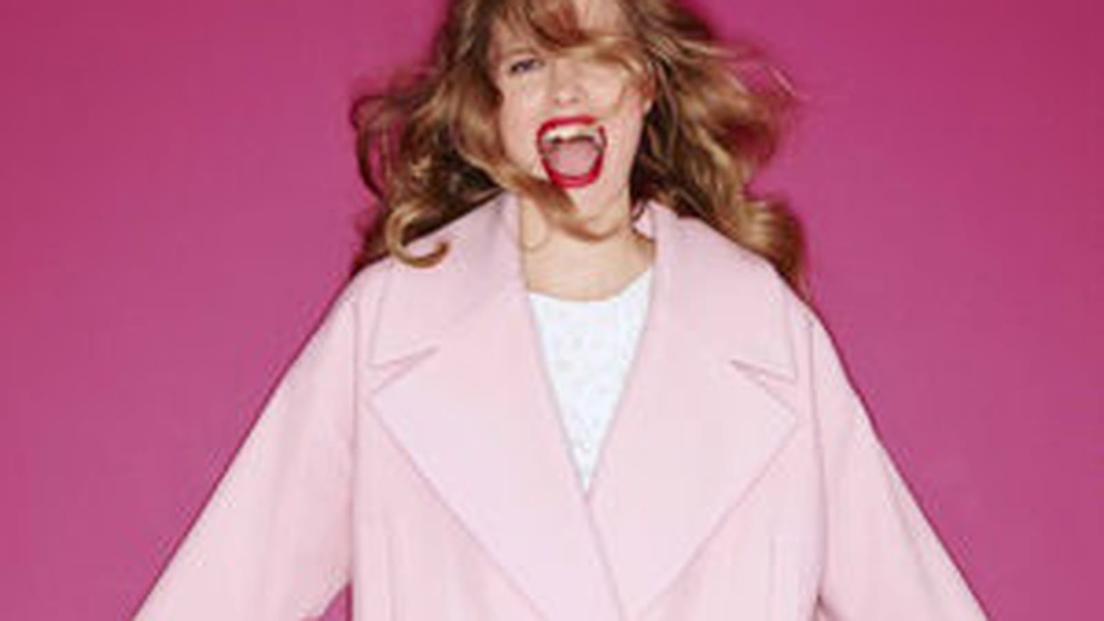 Manteau rose pâle de Morgan