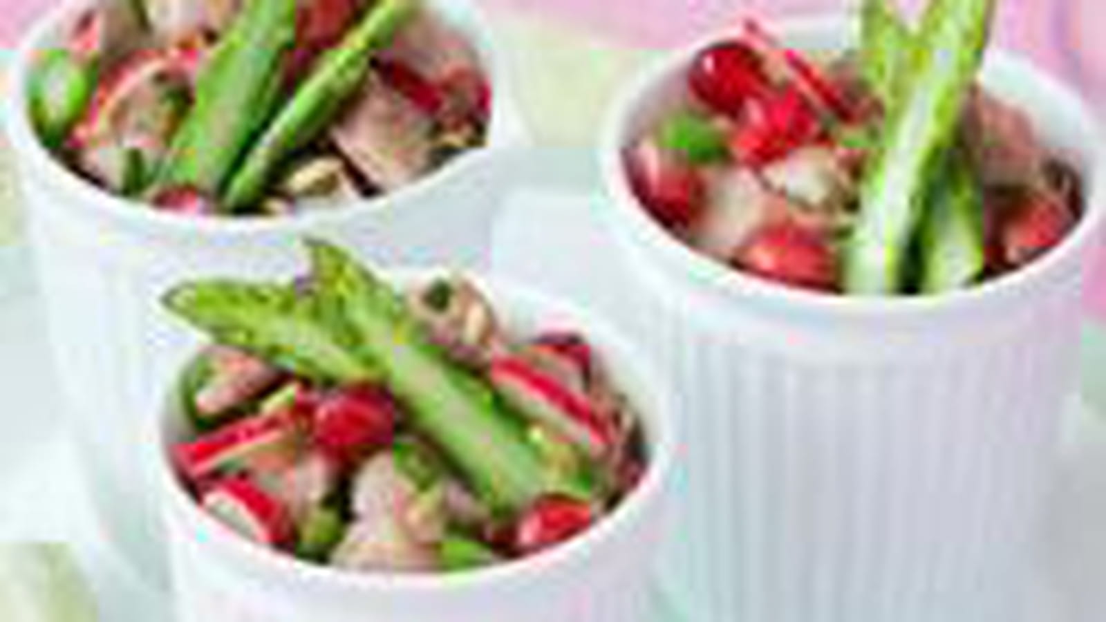 Tartare de veau au citron vert et asperges vertes