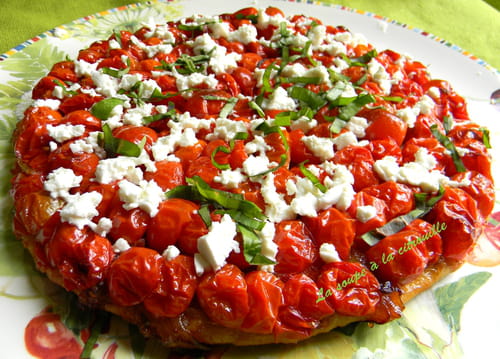 Tarte aux tomates cerises et féta