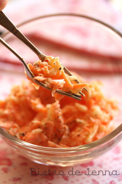 Petite salade de carottes et pommes