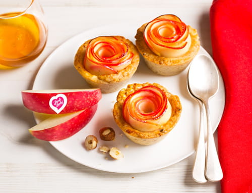 Tartelettes fleurs de pommes