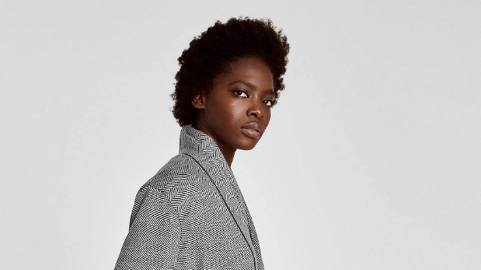 Manteau à chevrons 