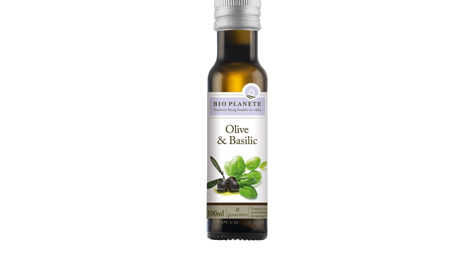 L'huile d'olive & basilic de Bio Planète