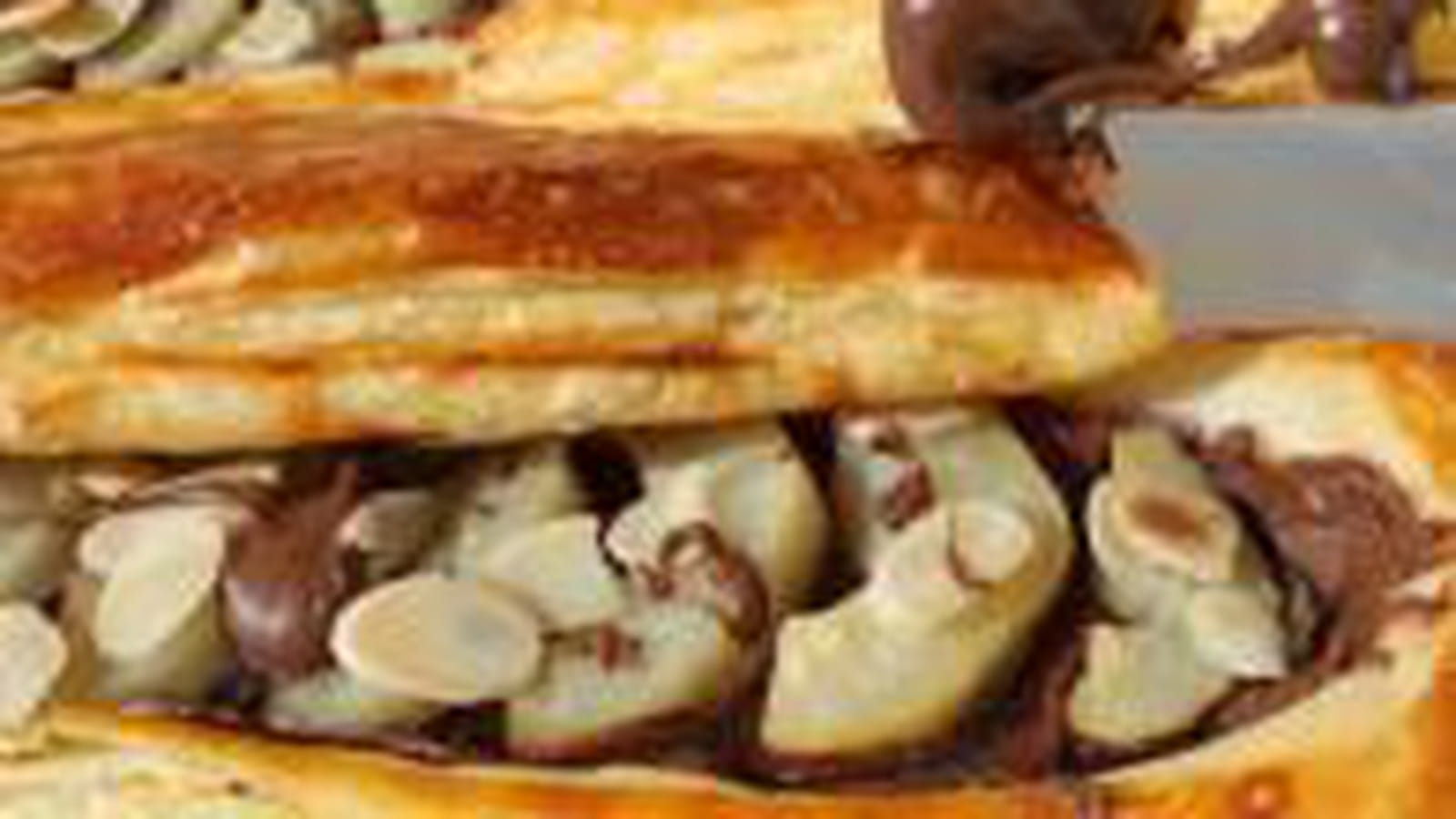 Tarte nutella-poires