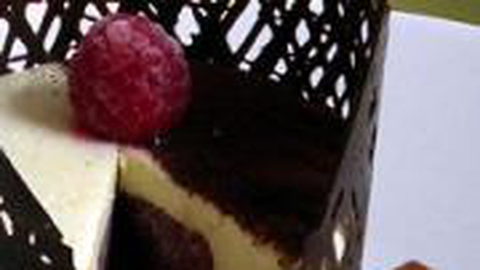 Entremets chocolats, framboise
