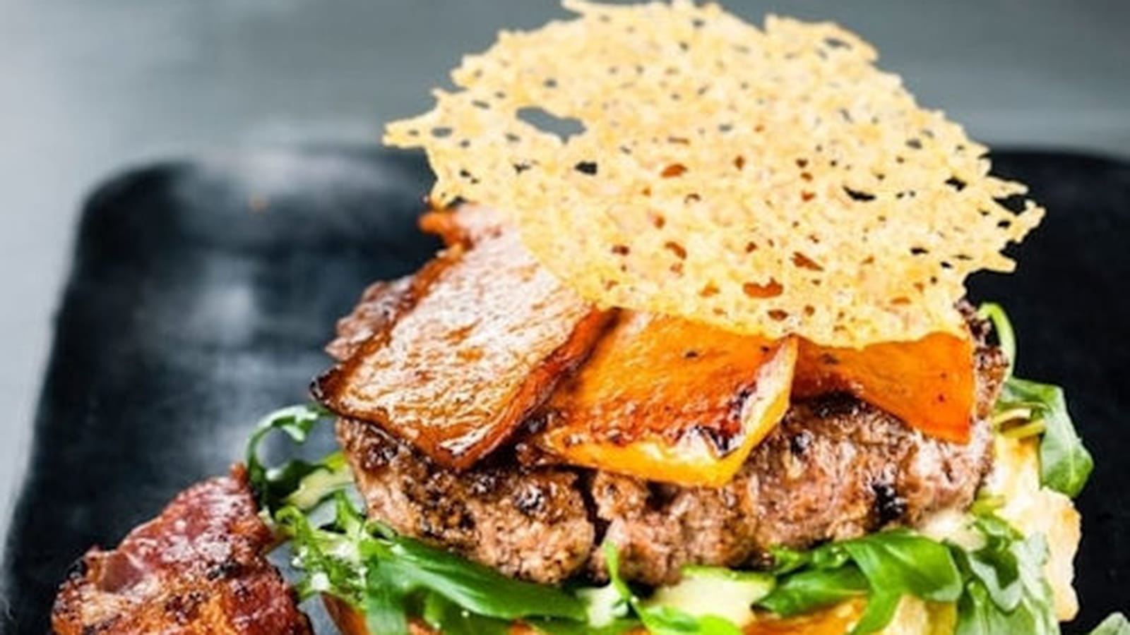 Burger au potiron et aïoli de sauge