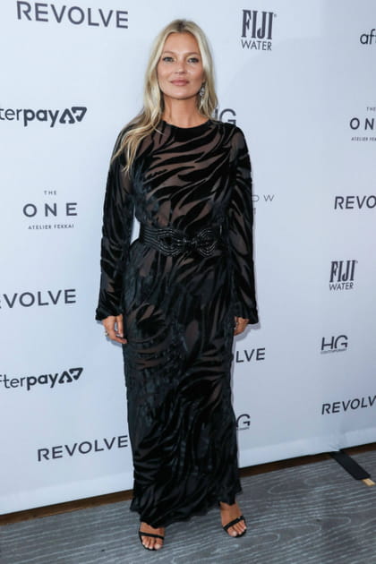 TOP : Kate Moss en robe zébrée