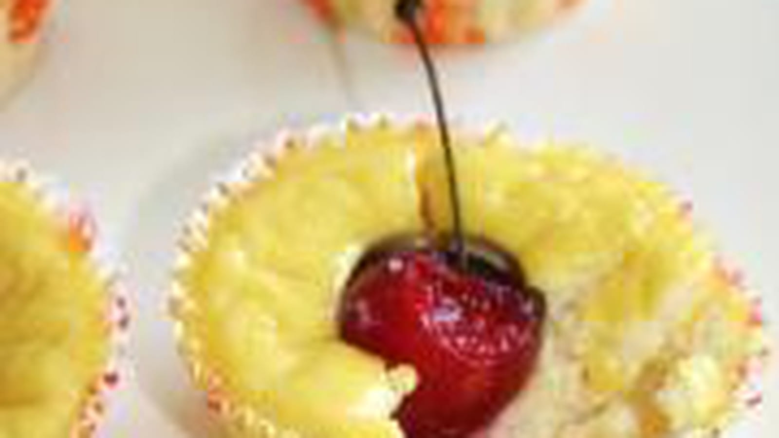 Moelleux ricotta-citron, cerises